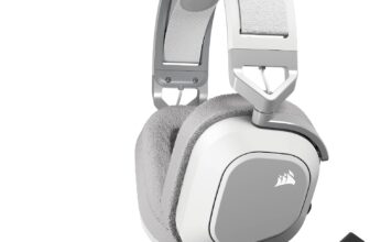 Corsair HS80 MAX Wireless Bluetooth PC PS5 Switch Gaming Headset – White