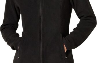 Amazon Essentials Women’s Classic-Fit Full-Zip Polar Soft Fleece Jacket, Outerwear Coat with Cuffs