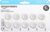 Amazon Basics CR2032 3V Lithium Coin Cell Batteries for Key Fob, Watch, Remote, Child-Proof Package, Non-Coated, AirTag Compatible, 10-Pack