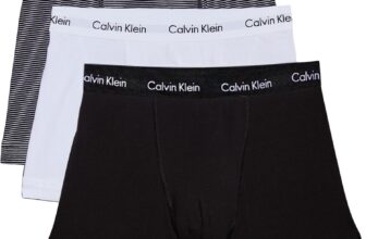 Calvin Klein Men’s 3 Pack Trunks, Multicoloured, S