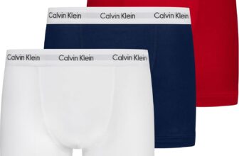 Calvin Klein Men’s 3 Pack Trunks, Multicoloured, XS