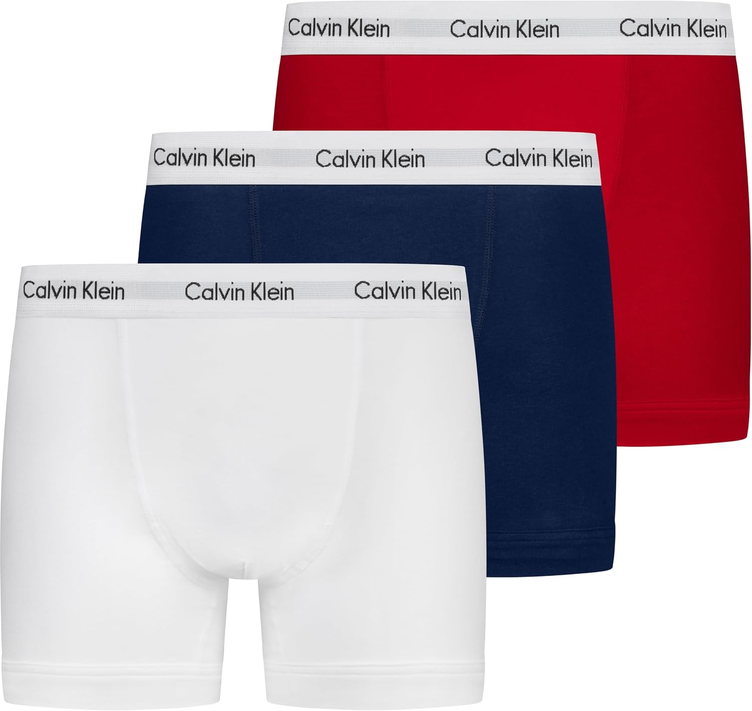 Calvin Klein Men’s 3 Pack Trunks, Multicoloured, S