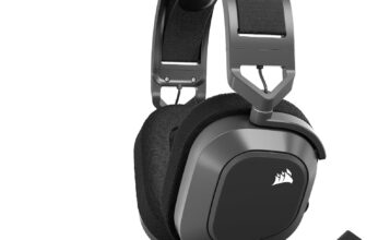 Corsair HS80 MAX Wireless Bluetooth PC PS5 Switch Gaming Headset – Gray