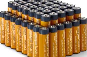 Amazon Basics 48-Pack AA Alkaline High-Performance Batteries, 1.5 Volt, 10-Year Shelf Life, Long-lasting, No Leakage