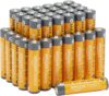 Amazon Basics AAA Long-Lasting Alkaline Batteries, 36-Count, 1.5 Volt, Reliable Performance, 10-Year Shelf Life, Emergency Storage