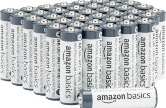 Amazon Basics 40-Pack AA Industrial Alkaline Batteries, 1.5 Volt, Long-Lasting Power, 5-Year Shelf Life