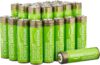 Amazon Basics 24-Pack Rechargeable AA NiMH High-Capacity Batteries, 2400 mAh, 1.2V, Low Self Discharge, Pre-Charged, Recharge up to 400x Times
