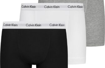 Calvin Klein Men’s 3 Pack Trunks, Multicoloured, XS